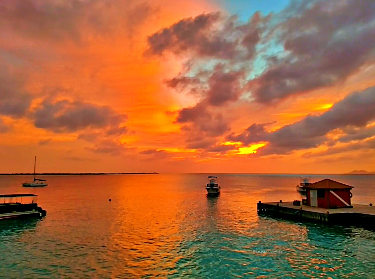 Caribbean Breathtaking Sunset Nature Wall Art