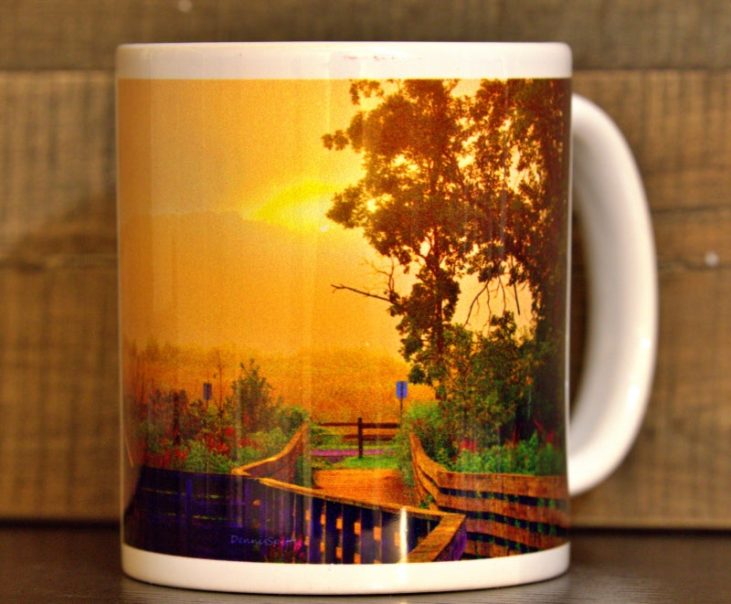 USA Flag Coffee Mug - 11oz Patriotic American Design