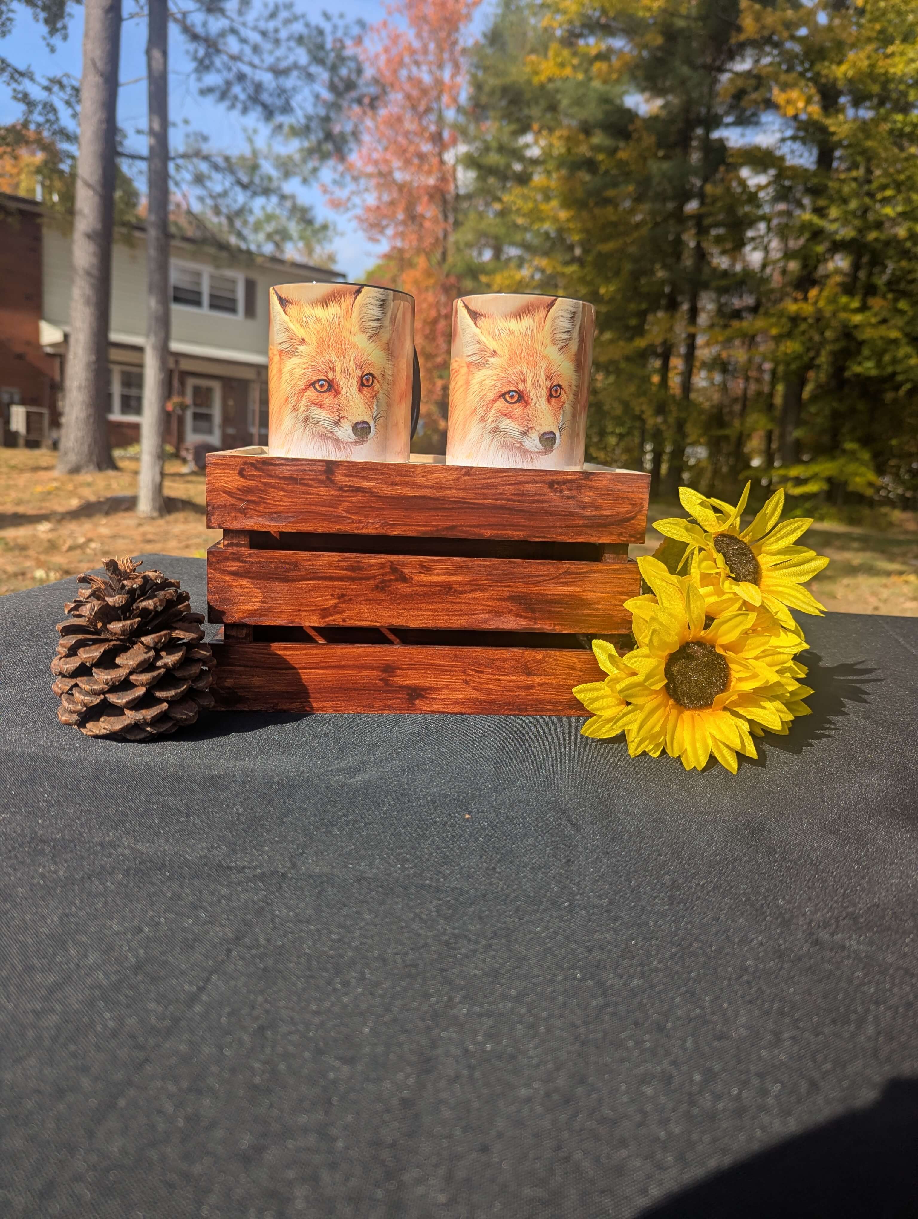 11oz Wolf Design Coffee Mugs